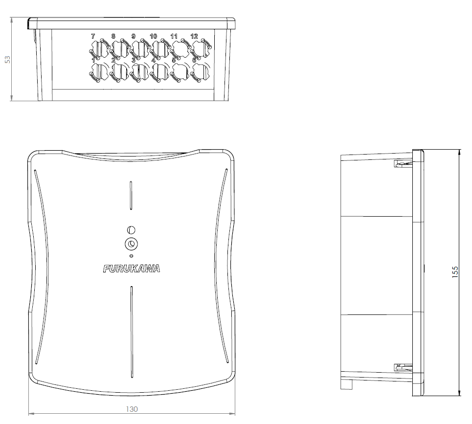 SLIMBOX 12 - FIBER DISTRIBUTION MODULE (CDOI) | Furukawa