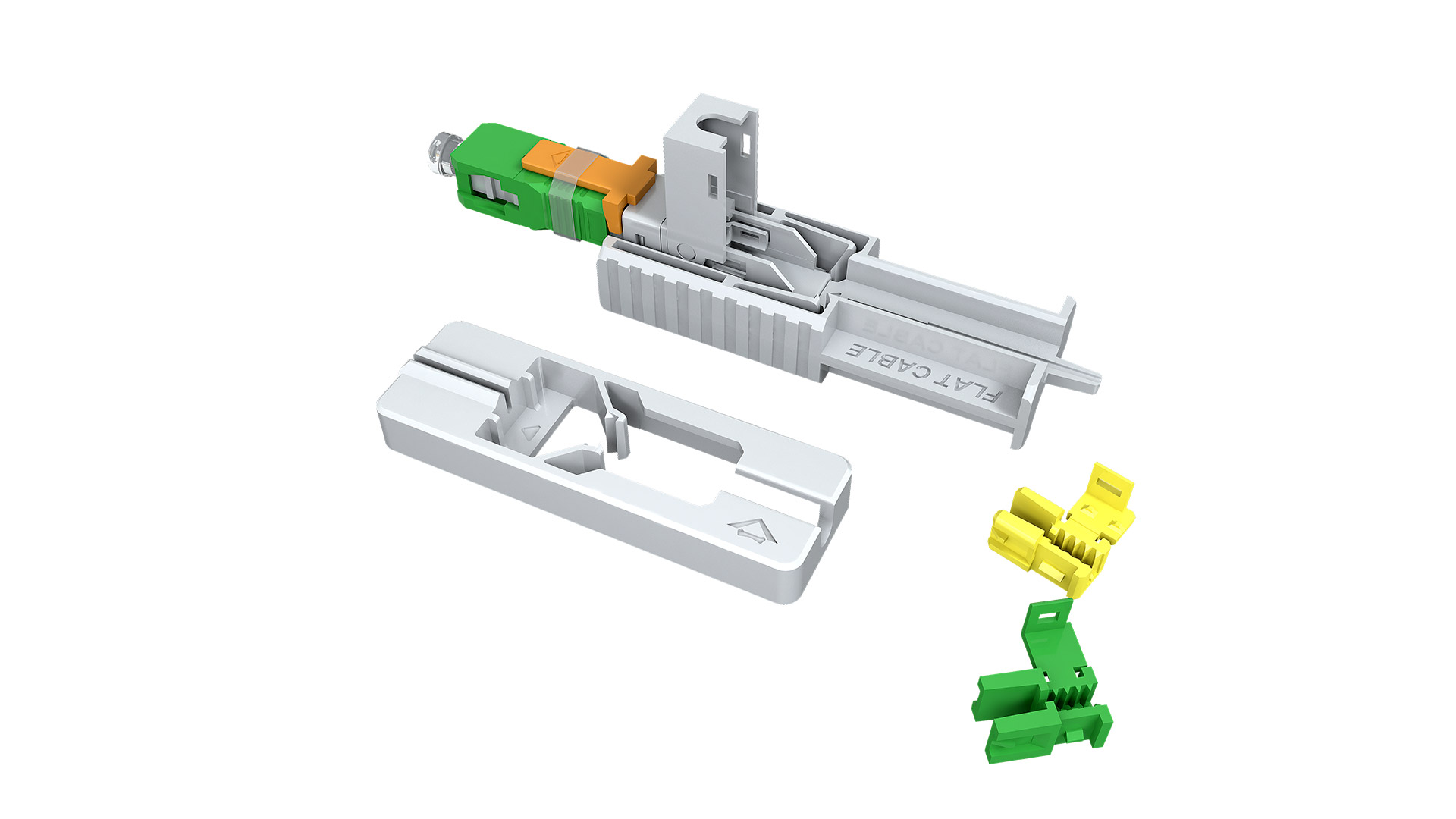 EZ! CONNECTOR 2.0 OPTICAL FIELD CONNECTOR SC-APC (FLAT