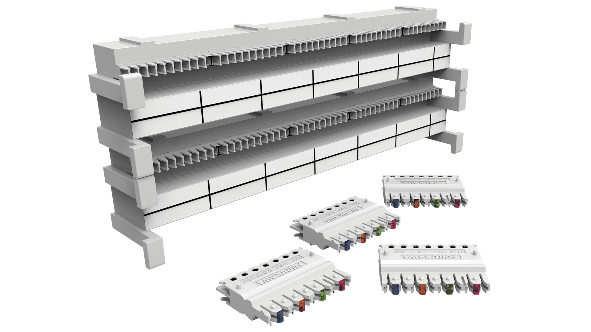 KIT DE TERMINACION AX100694-S TIPO 110 PARA 100 PARES DE CONEXIÓN CRUZADA CAT5E - Código: AX100694-S | Compra en Guadalajara