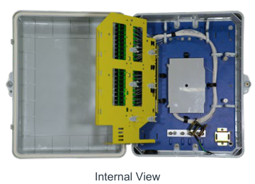 SlimBox 48-Fiber Indoor/Outdoor Enclosure