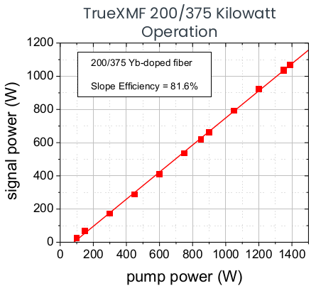 TrueXMF Yb 200/375 Optical Fiber