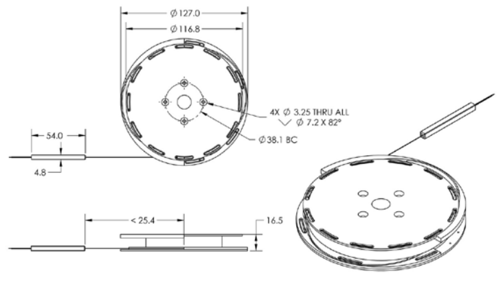 Compact OEM 3W Raman Cavities