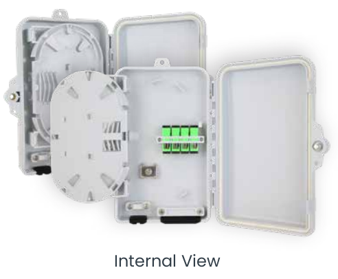 SlimBox 4-Drop Port Indoor/Outdoor Enclosure